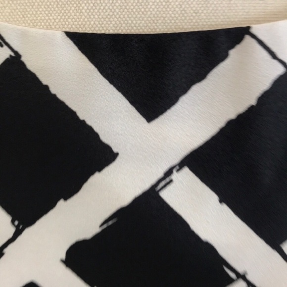 Eliza J black and white geometric dress size 18W - Picture 3 of 4